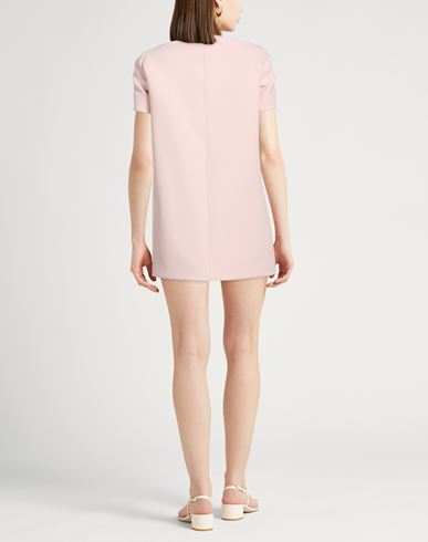 Woman Mini dress Light pink Size 2 Viscose, Virgin Wool