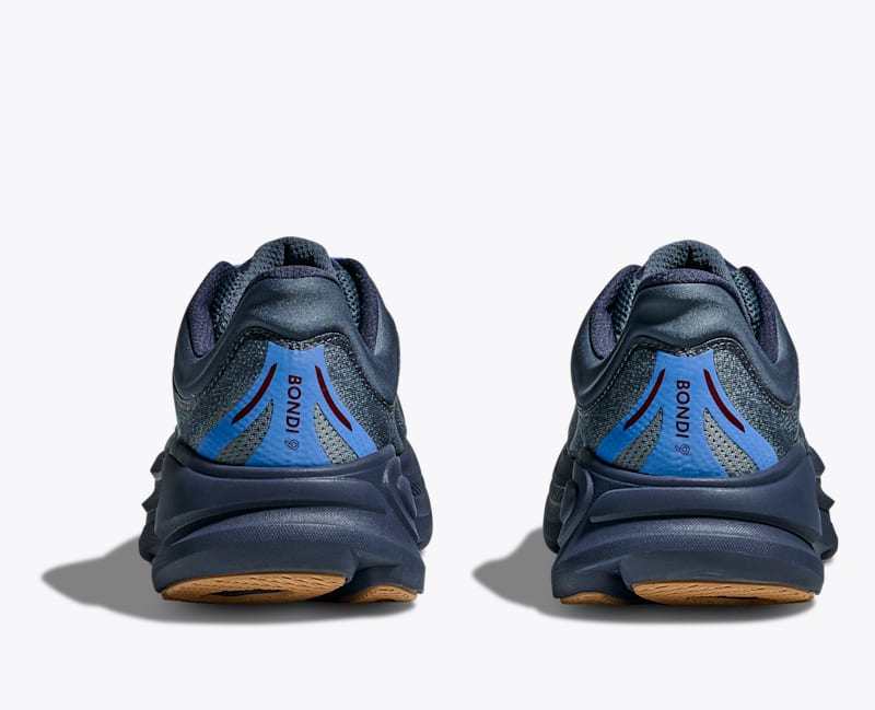 HOKA Men's Bondi 9 Shoes in Faded Navy/Slate Blue