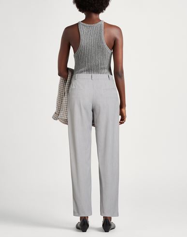 Woman Pants Grey Size 6 Polyester, Viscose, Elastane