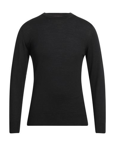 Man Sweater Black Size M Wool, Acrylic