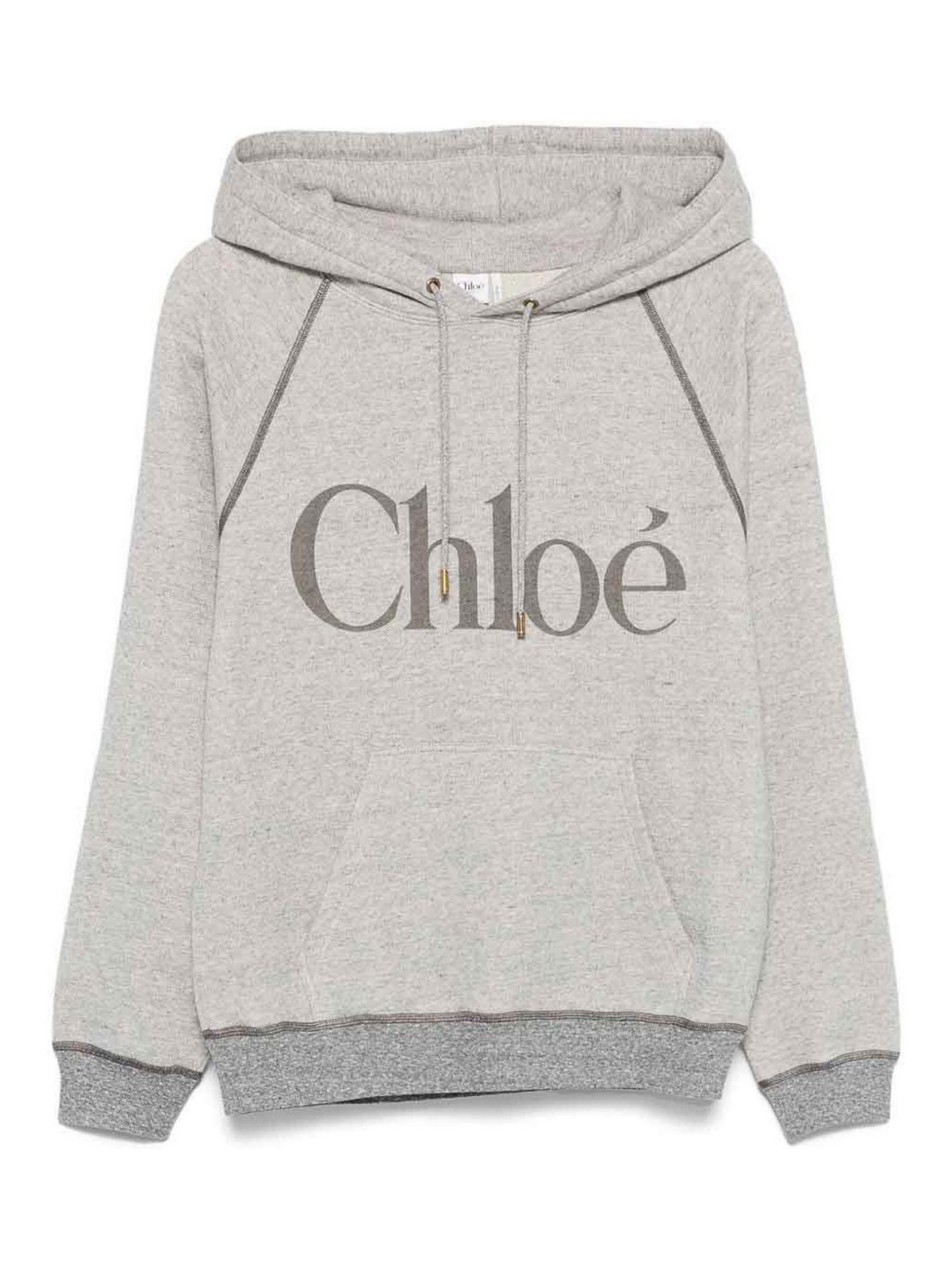 Oversized Logo Hoodie In A Cotton Fleece Mix