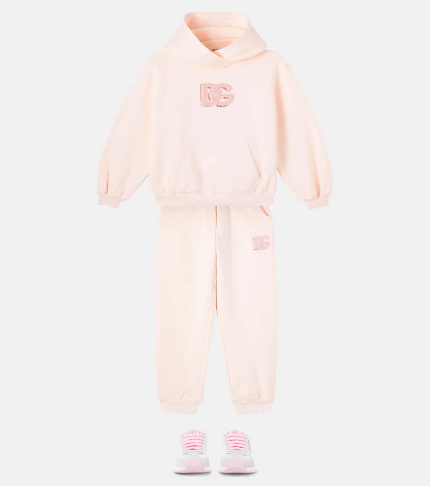 DG hooded cotton sweatshirt