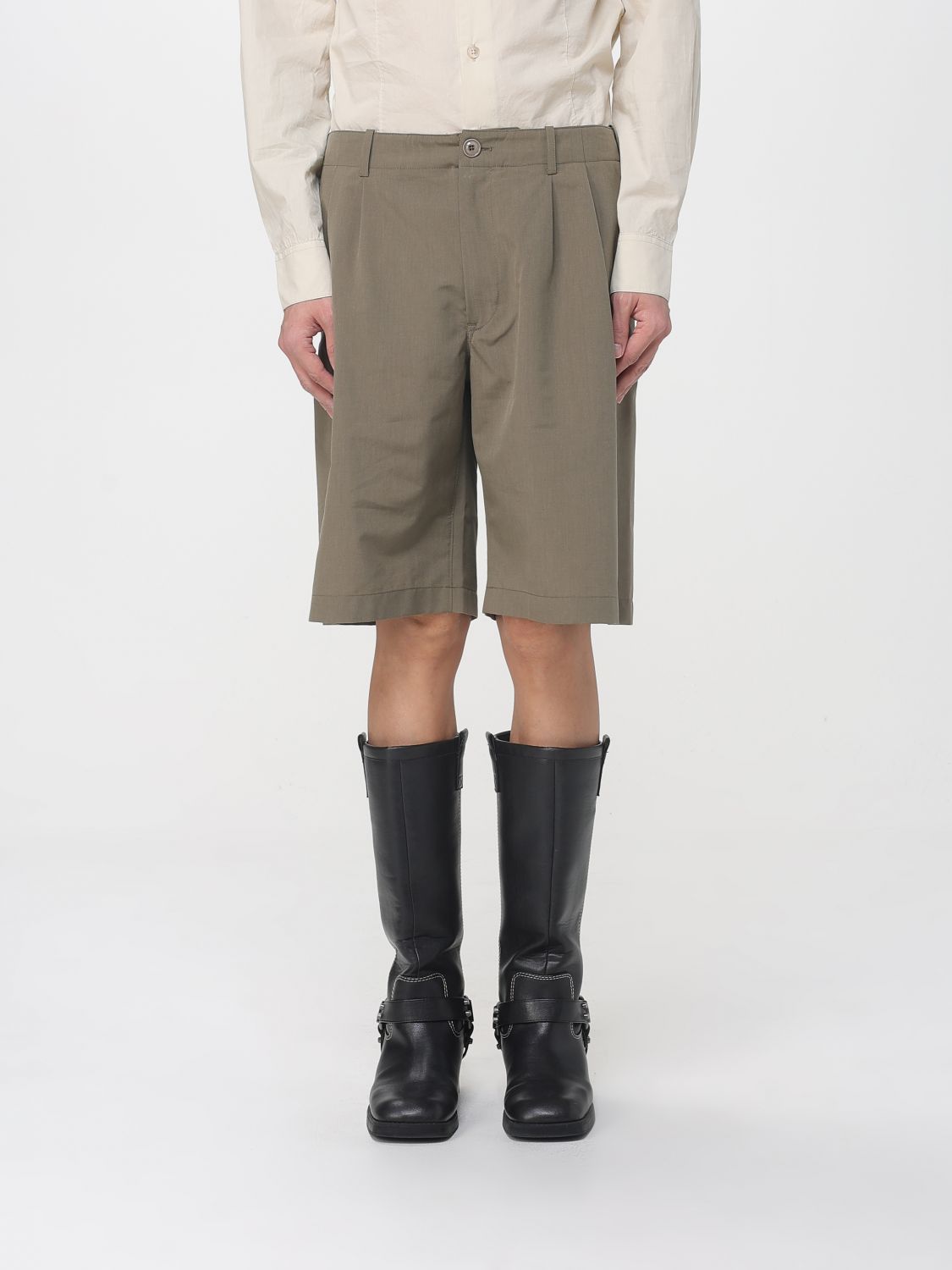 Pants Men color Military