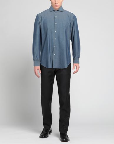 Man Shirt Blue Size 15 ¾ Cotton