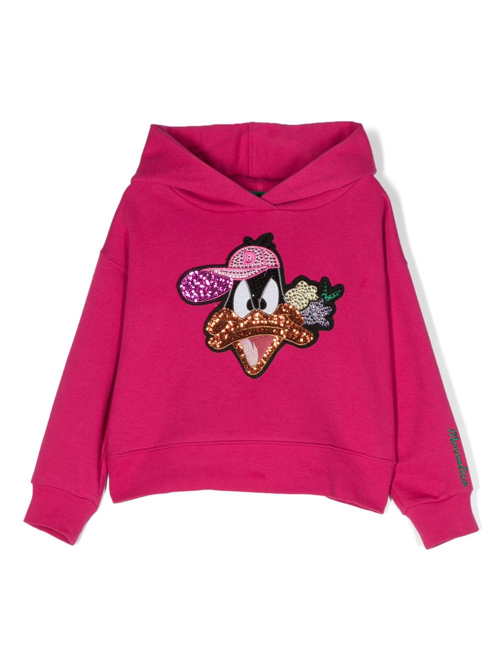 X Looney Tunes sequin-embellished hoodie - Black