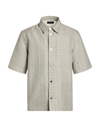Man Shirt Blue Size 42 Cotton, Virgin Wool