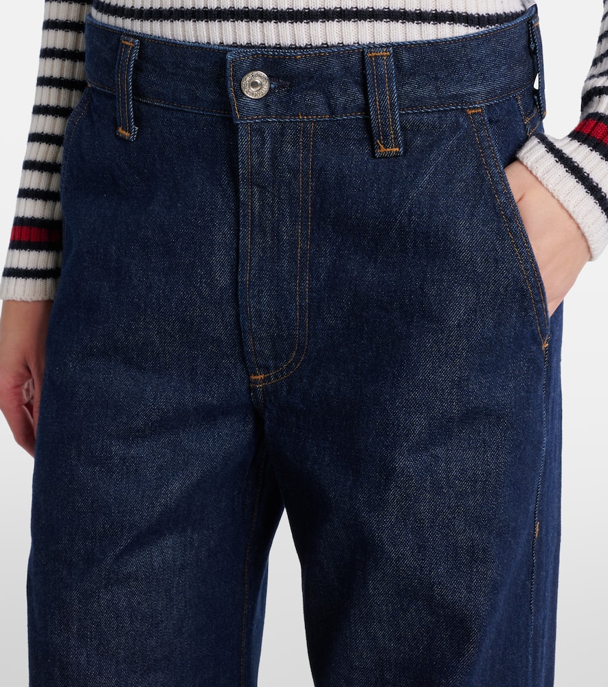 X Argent Beverly mid-rise wide-leg jeans