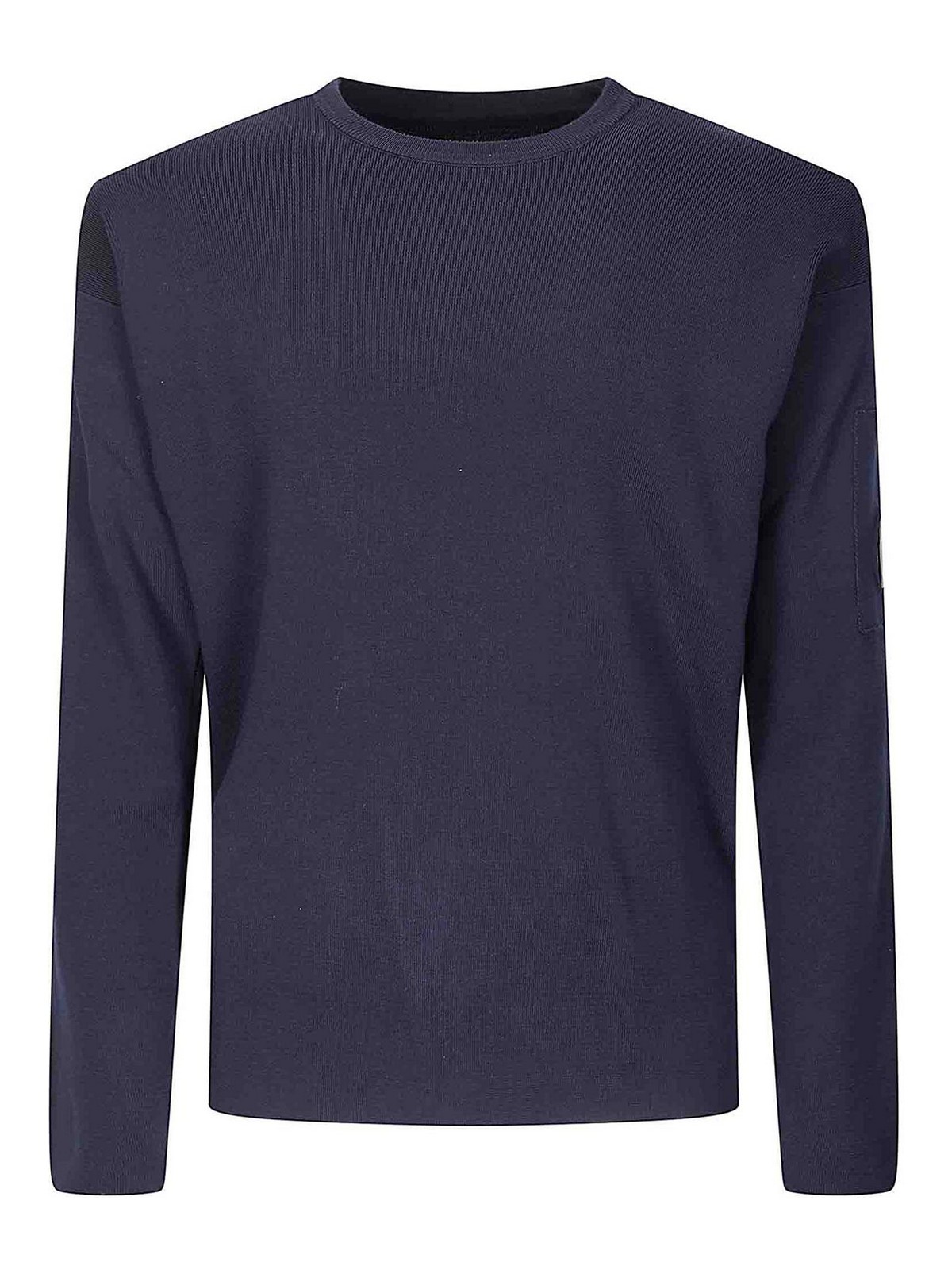 C. P. Company Cotton Sea Island Crewneck Lens Sweater