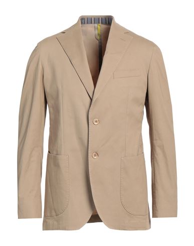 Harmont & Blaine Man Blazer Camel Size 36 Organic cotton, Recycled polyester, Elastane