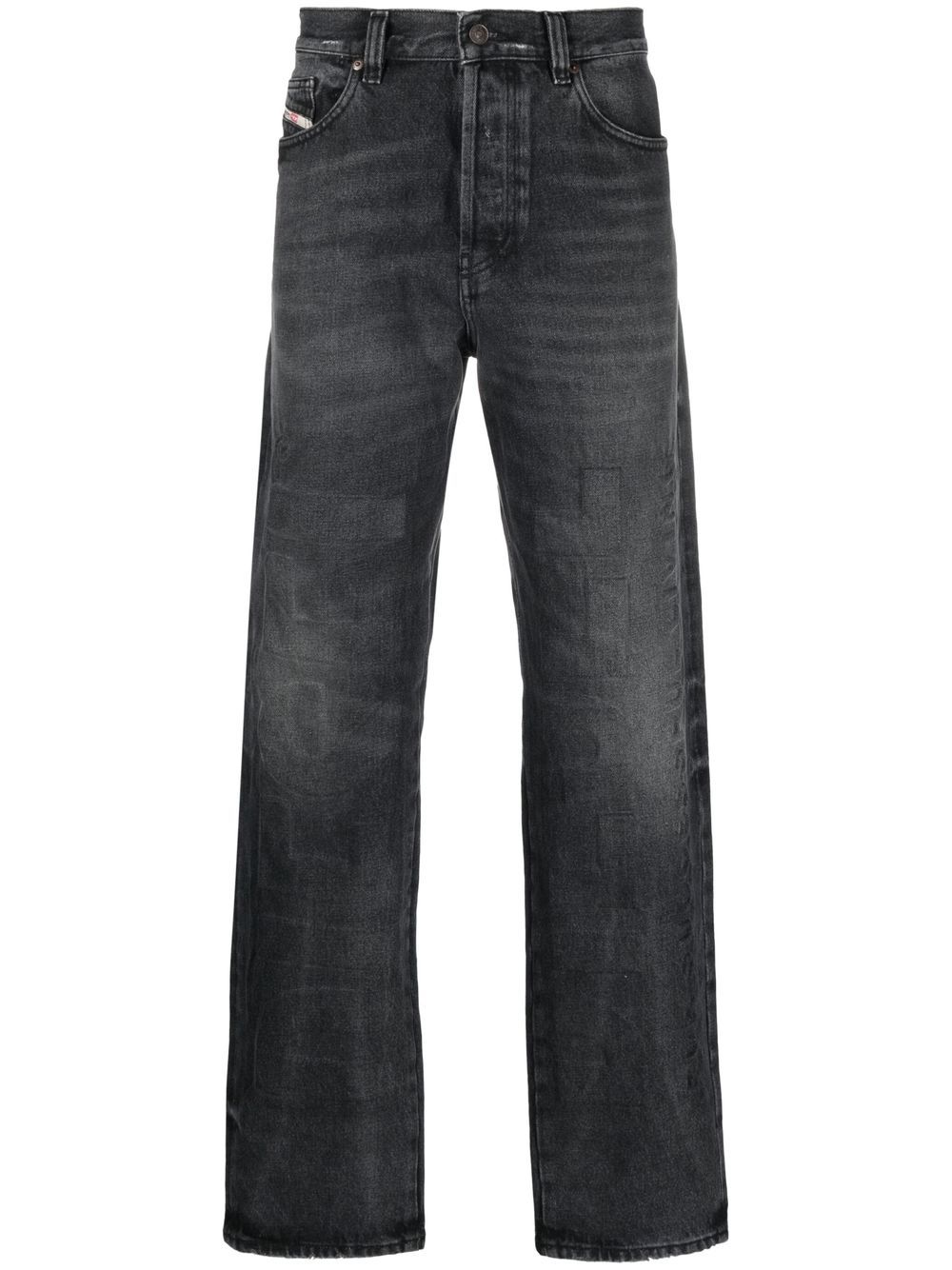 2010 straight-leg jeans - Black