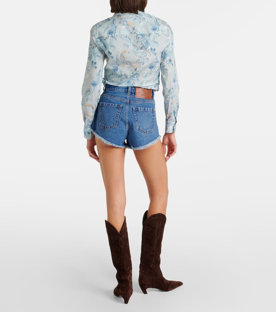 Denim shorts