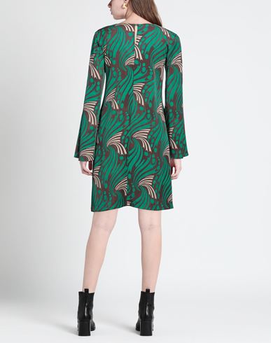 Malìparmi Woman Mini dress Green Size 4 Polyester, Elastane