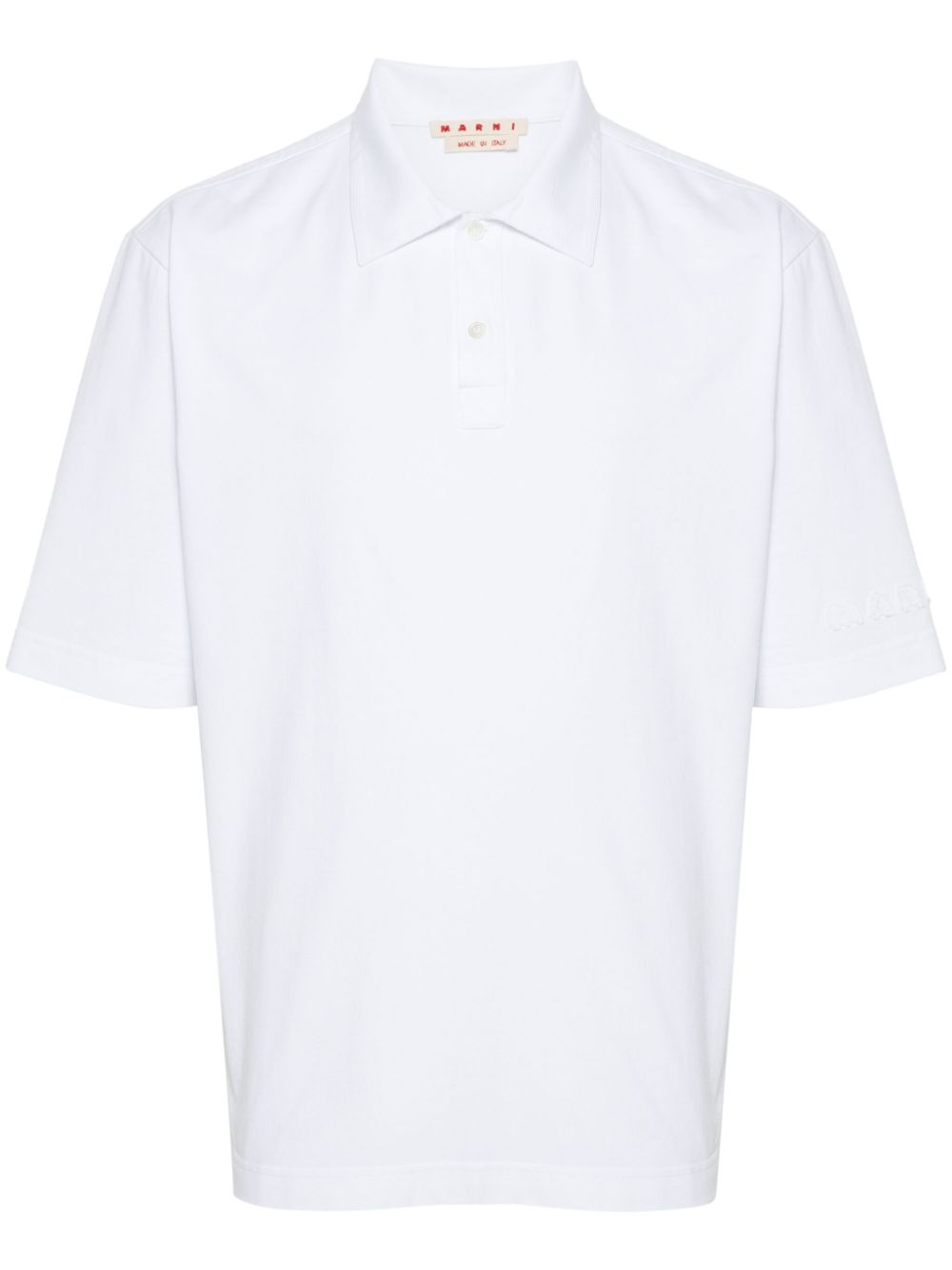 Logo-patch polo shirt