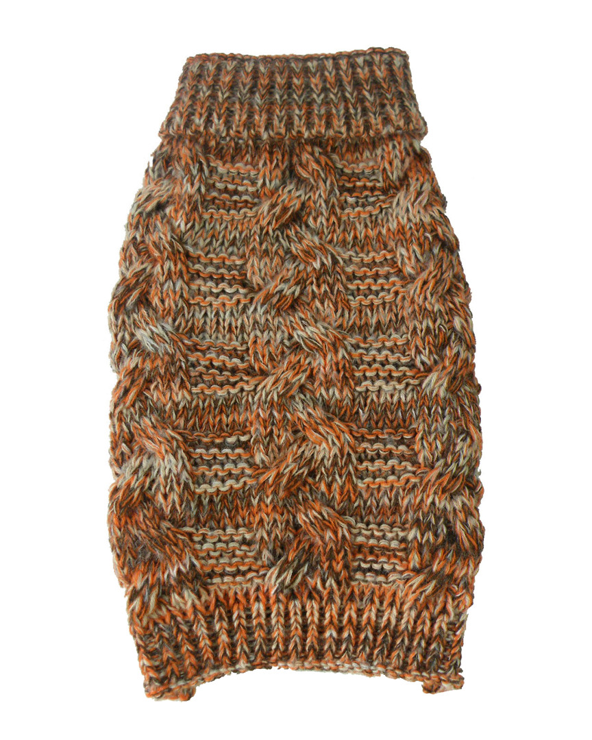 Royal Bark Heavy Cable Knitted Designer Pullover