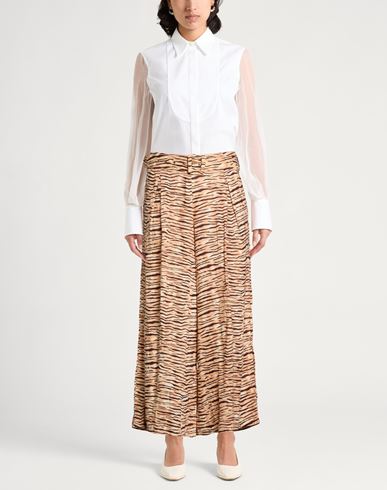 Woman Pants Brown Size 00 Linen