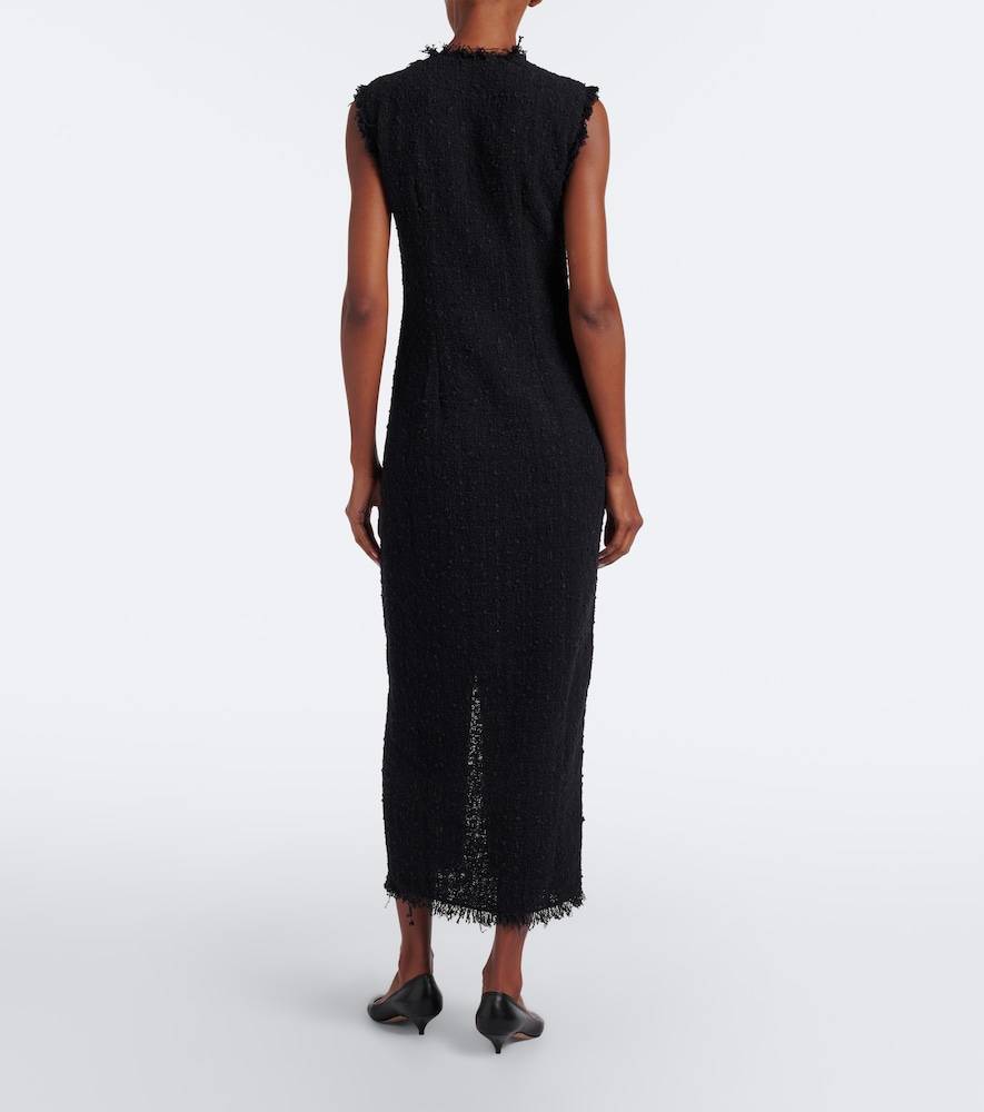 Lana cotton-blend tweed midi dress