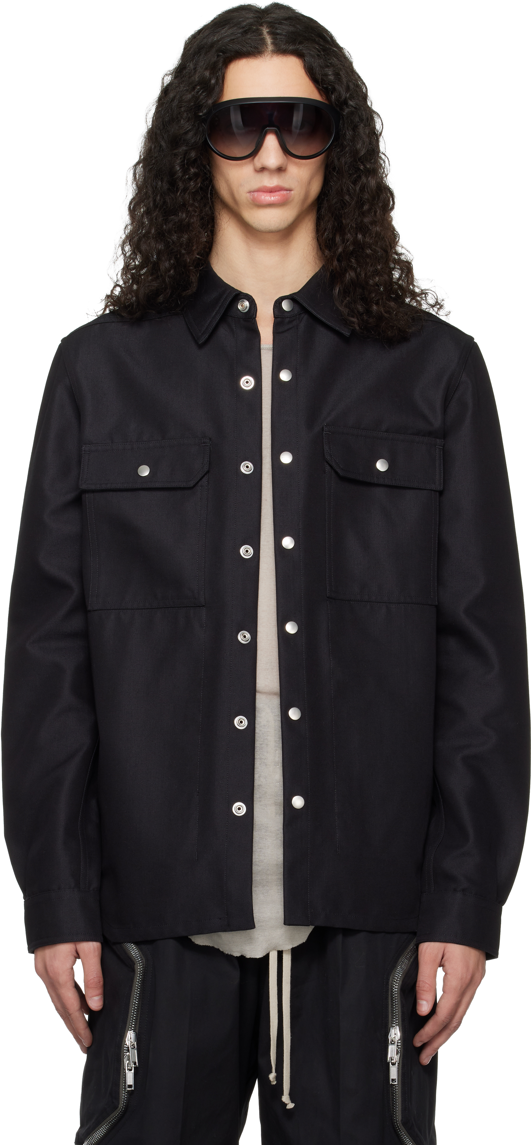 Black Temple Outer Shirt