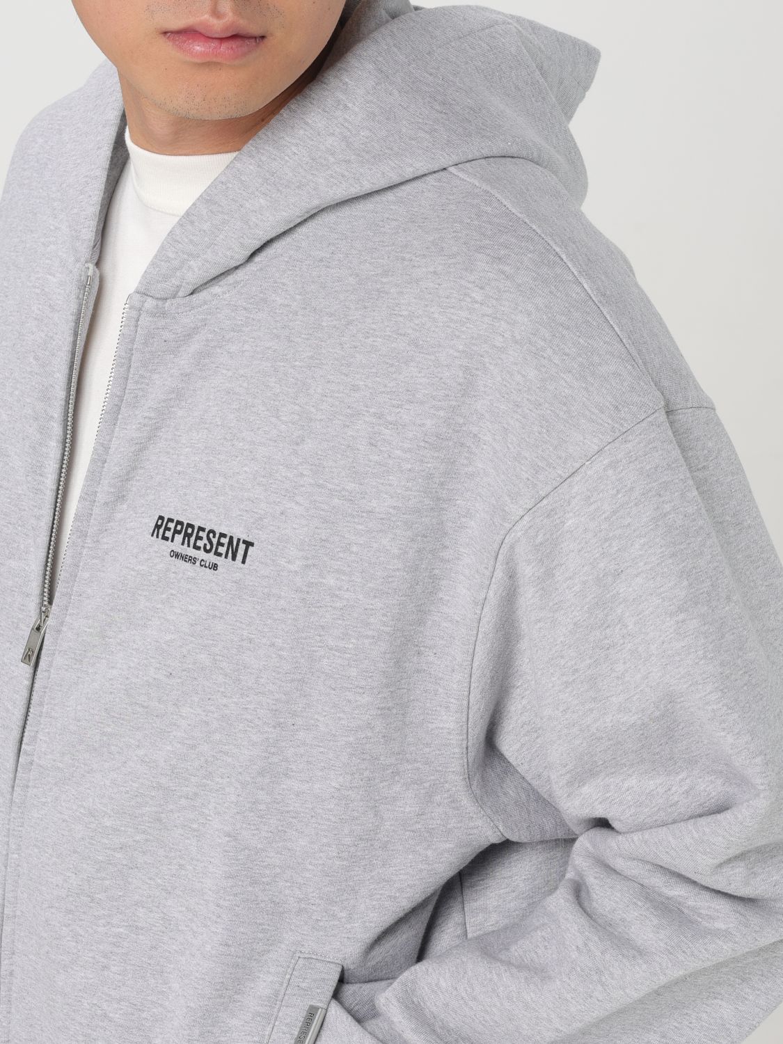 Sweatshirt Men color Grey