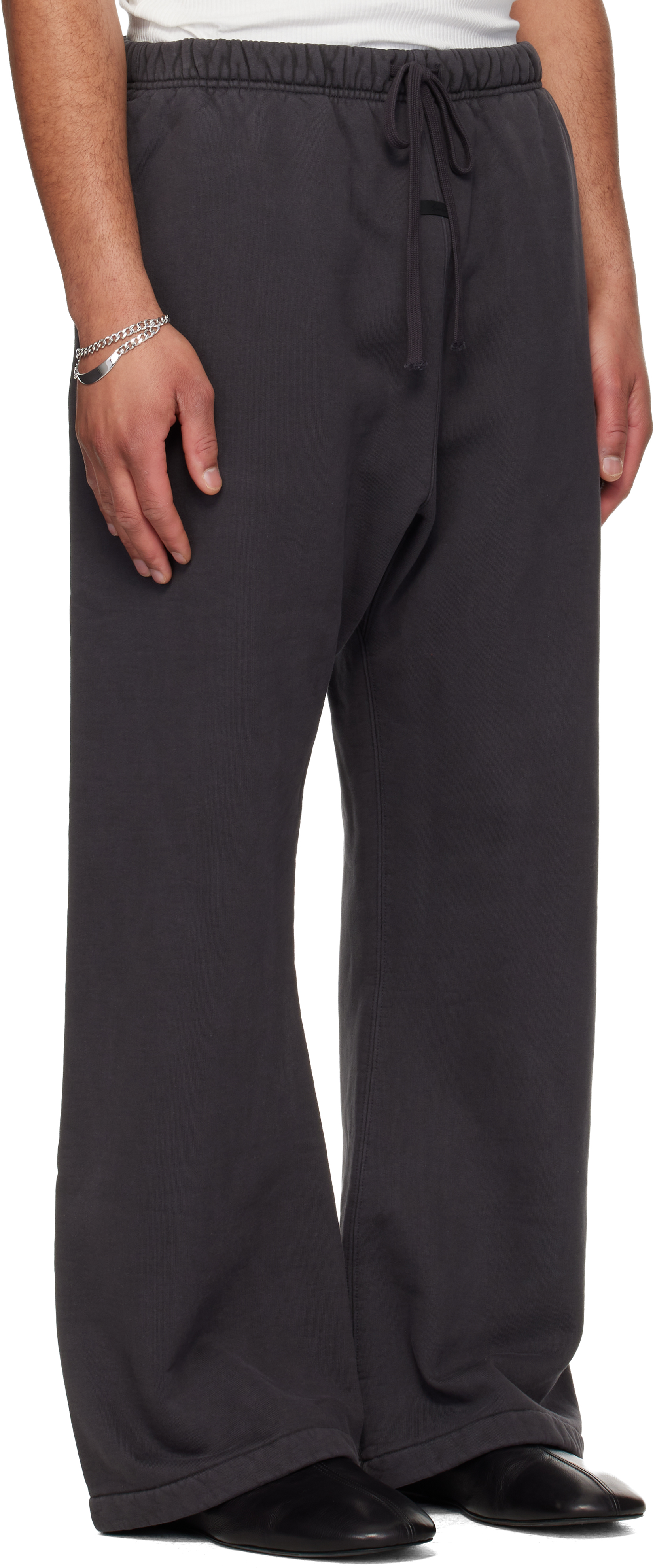 Black Signature Classic Flare Sweatpants