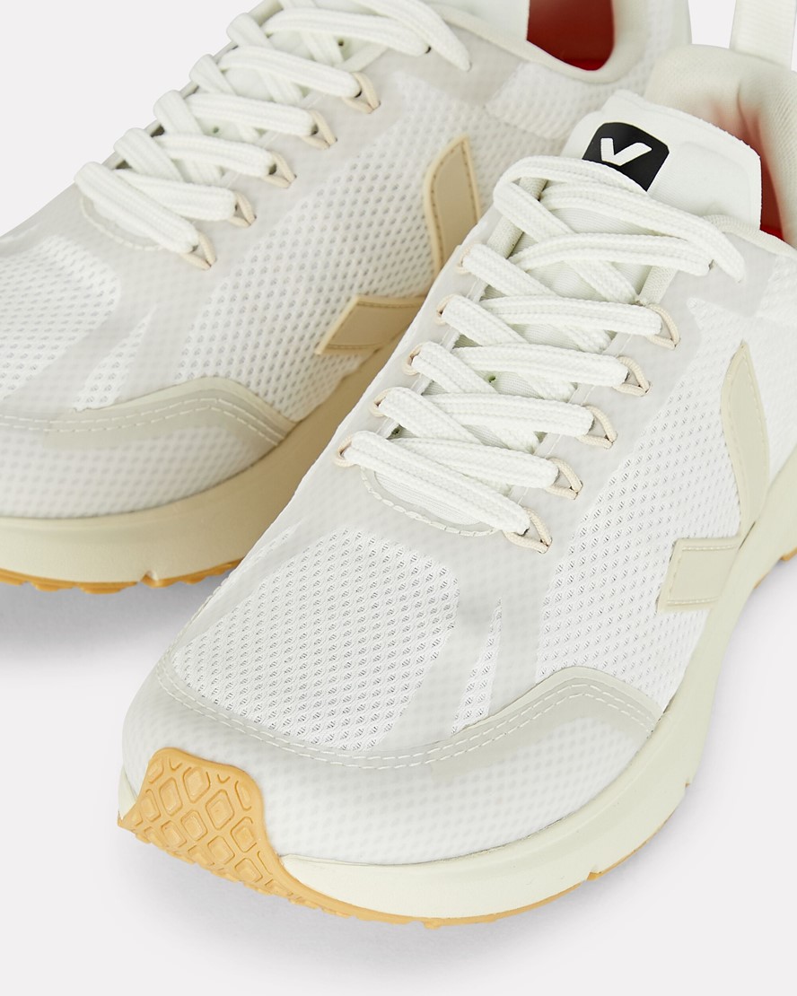 Tonal chunky-sole sneakers - White