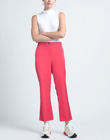Please Woman Pants Magenta Size L Polyester, Elastane