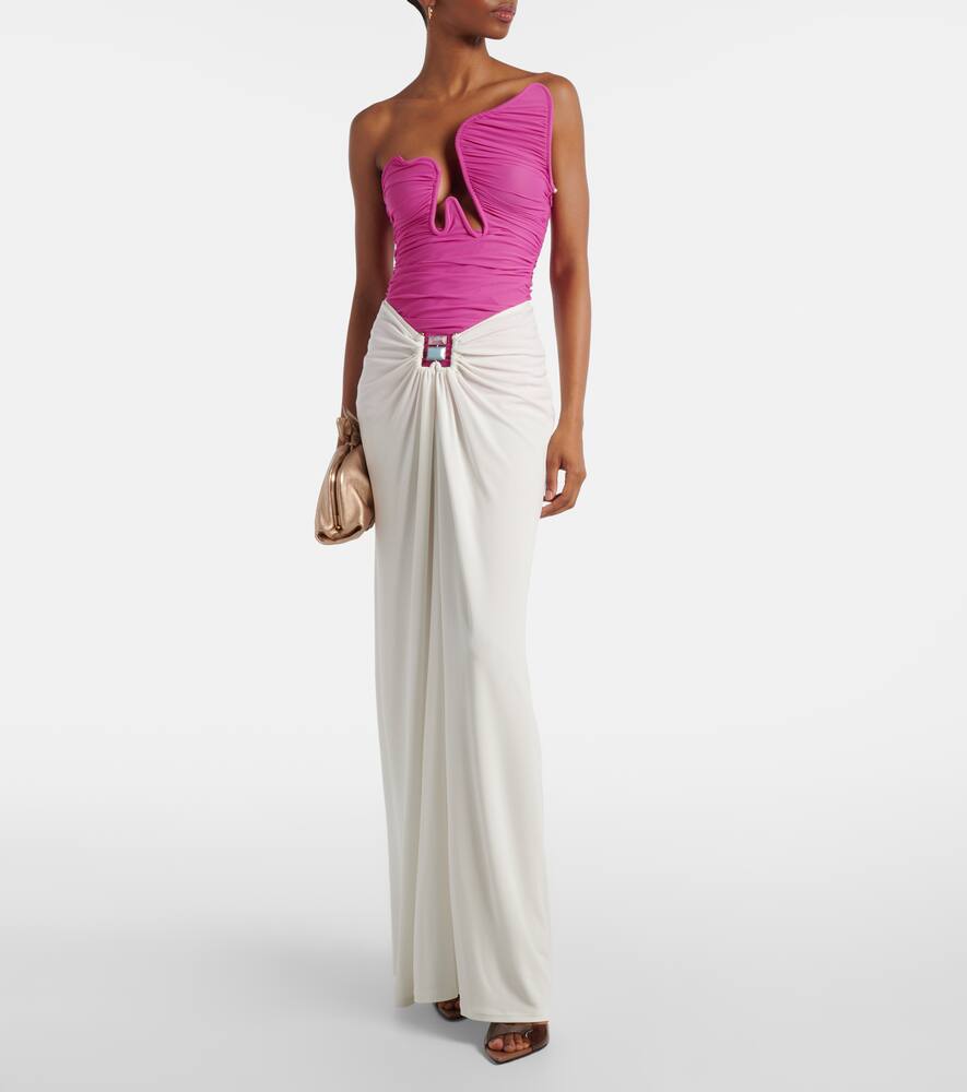 Christopher Esber Salacia strapless ruched top