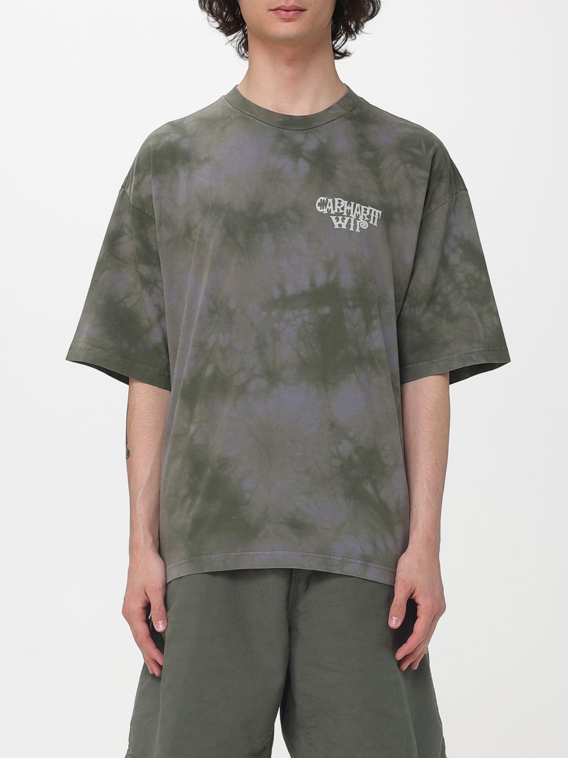 T-Shirt Men color Green