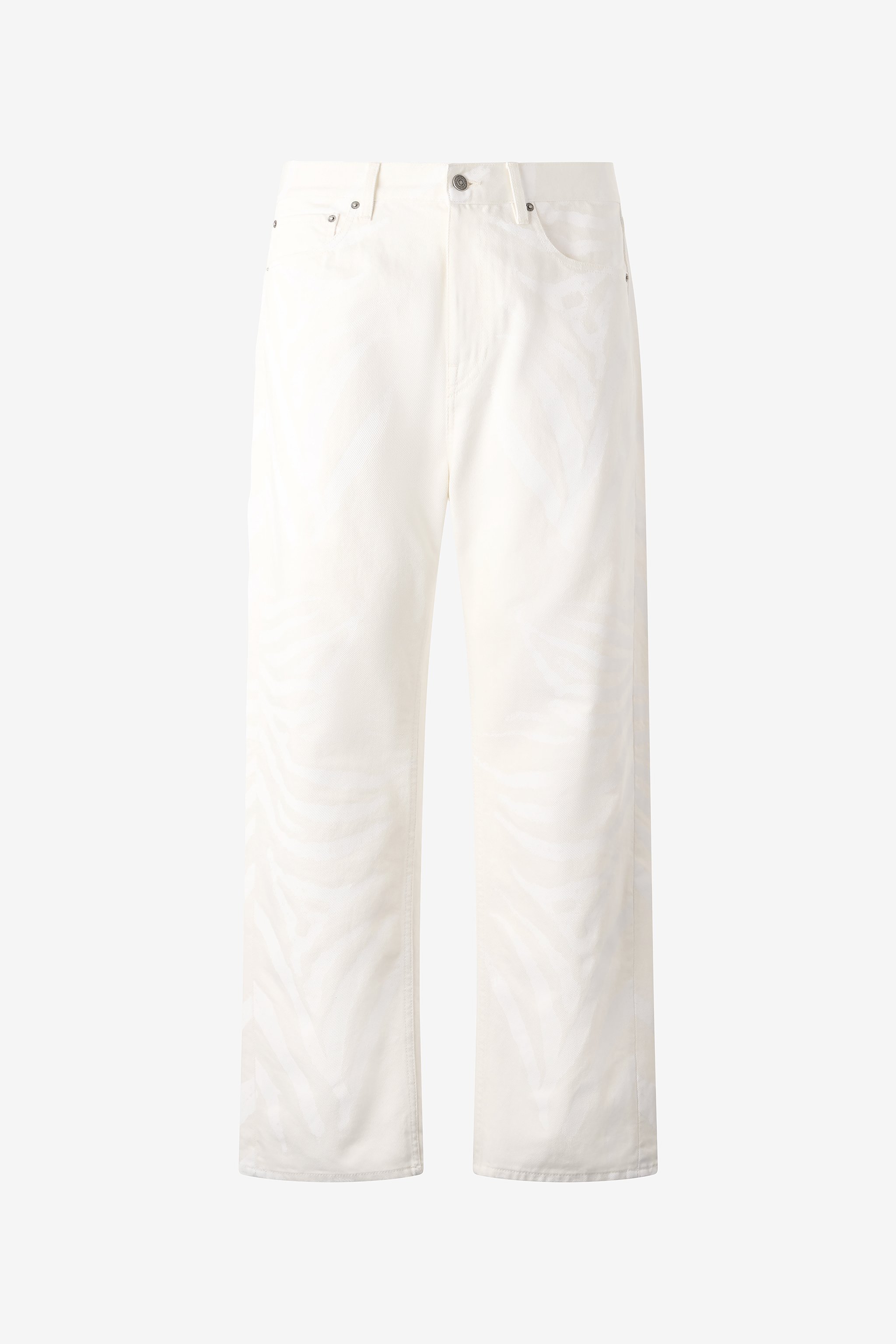 Zebra-print Five-pocket Pants