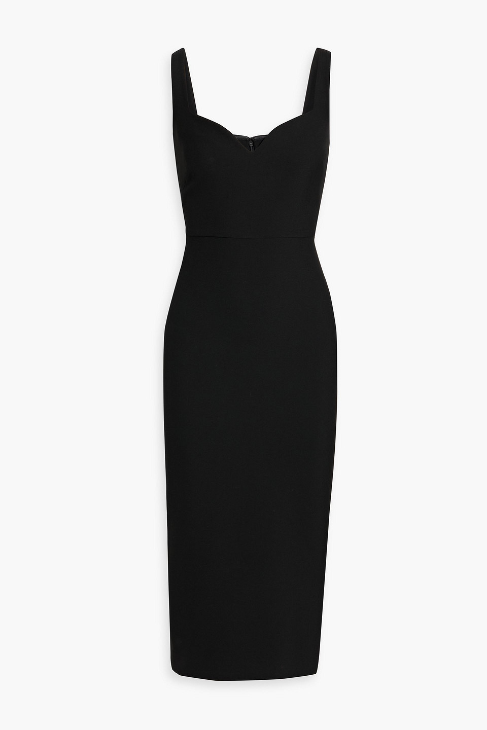 Lele crepe midi dress - Black - US 0