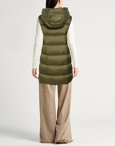 Woman Puffer Military green Size 6 Polyester
