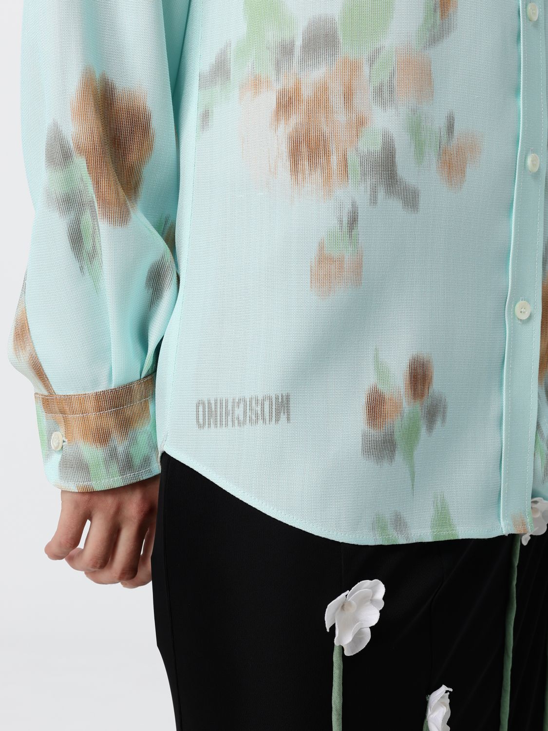 Shirt Woman color Gnawed Blue