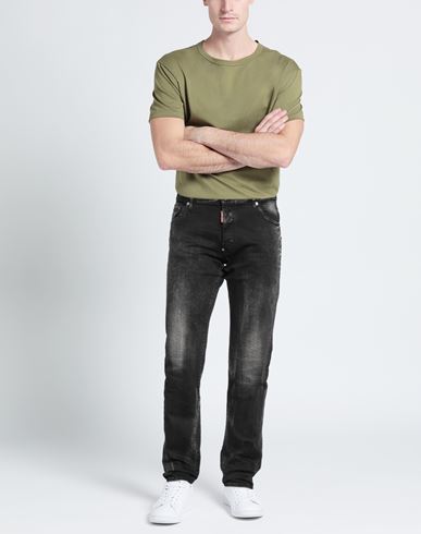 Man Denim pants Black