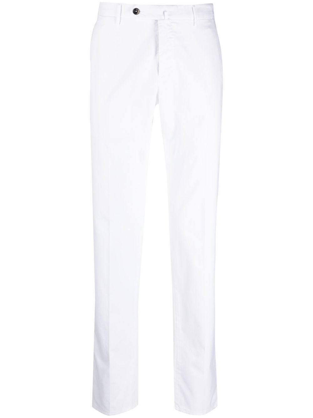 Straight-leg tailored trousers - White