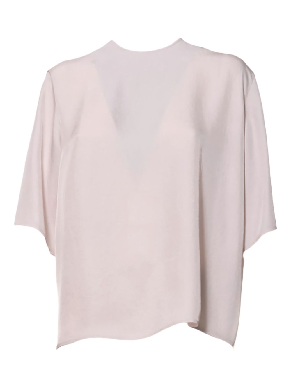 Open-back blouse - Pink