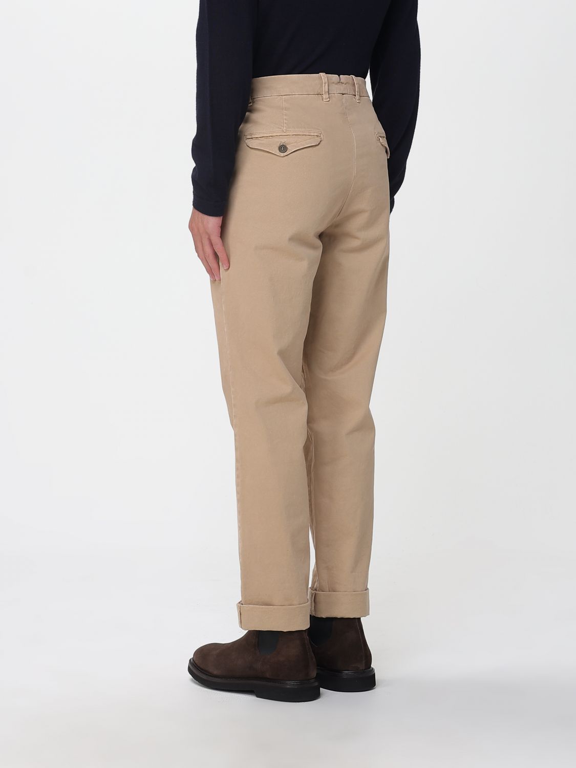 Pants Men color Cream