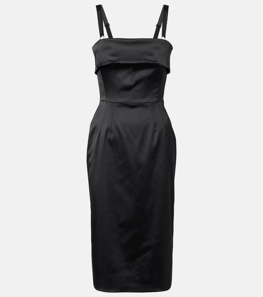 Satin midi dress