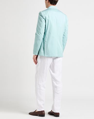 Man Blazer Turquoise Size M Cotton