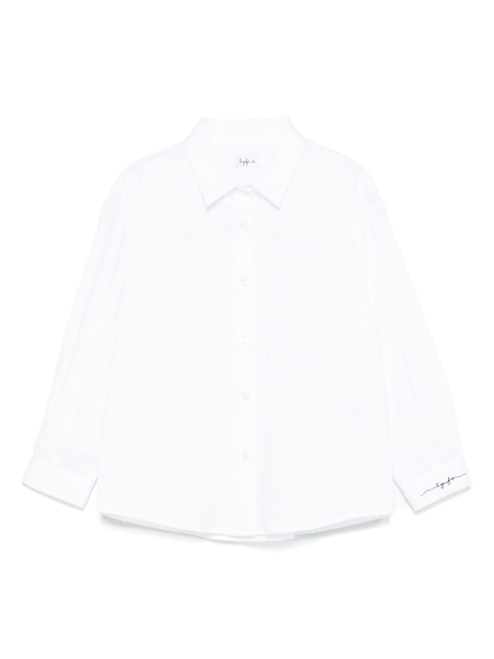 Il Gufo ポプリン シャツ - ホワイト