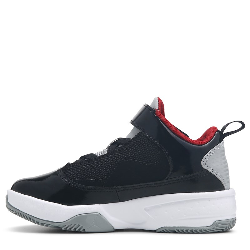 Kids' Max Aura 2 High Top Sneaker Little Kid Shoes (Black/Gym Red-White)