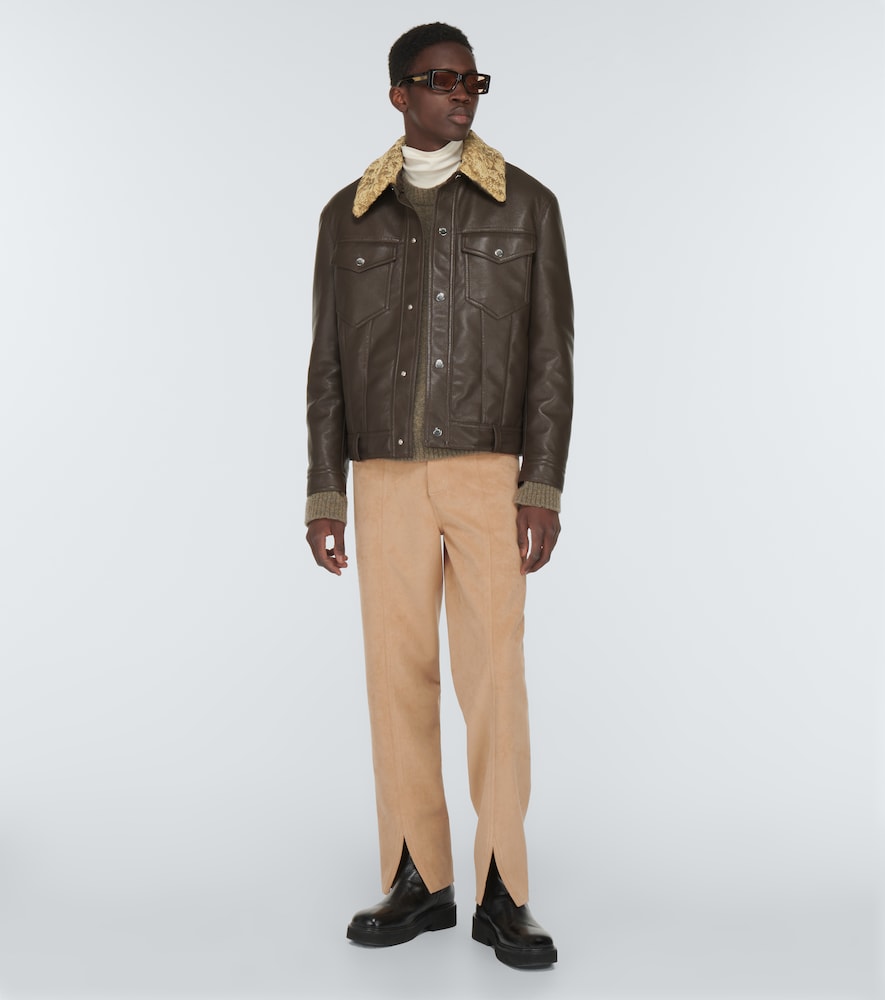 Boyce regenerated leather jacket