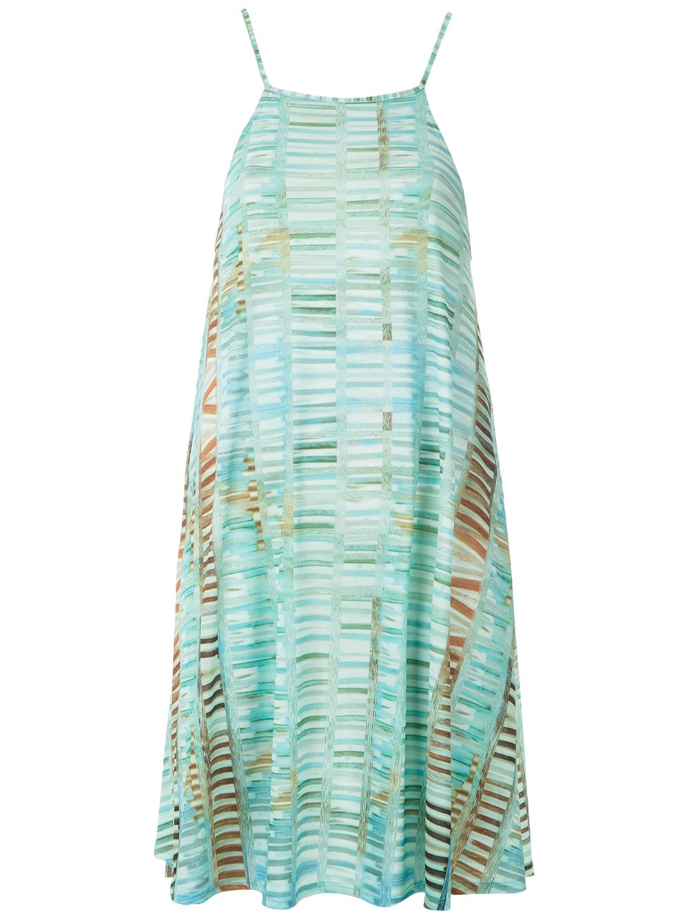 Iris printed dress - Green