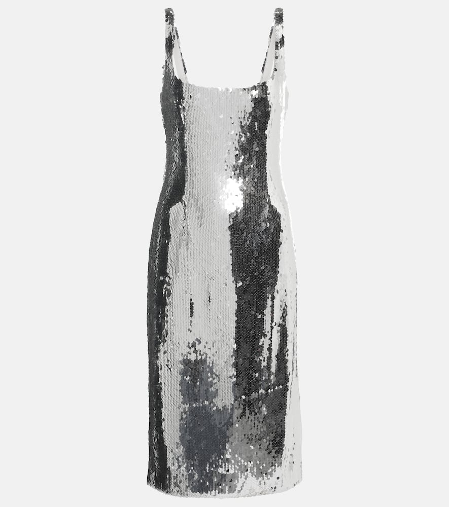 Sequined midi dress