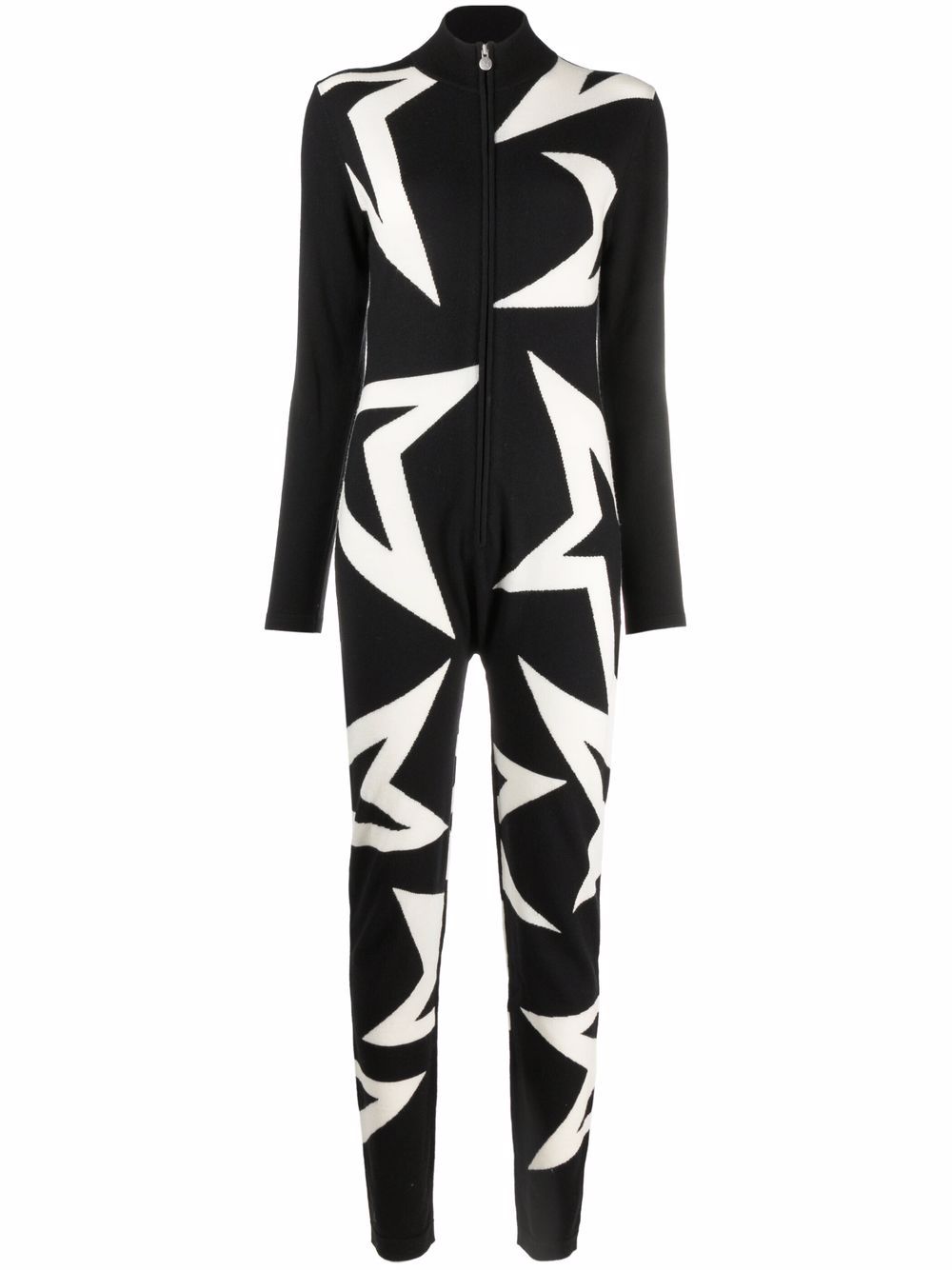 Star-print onesie - Black