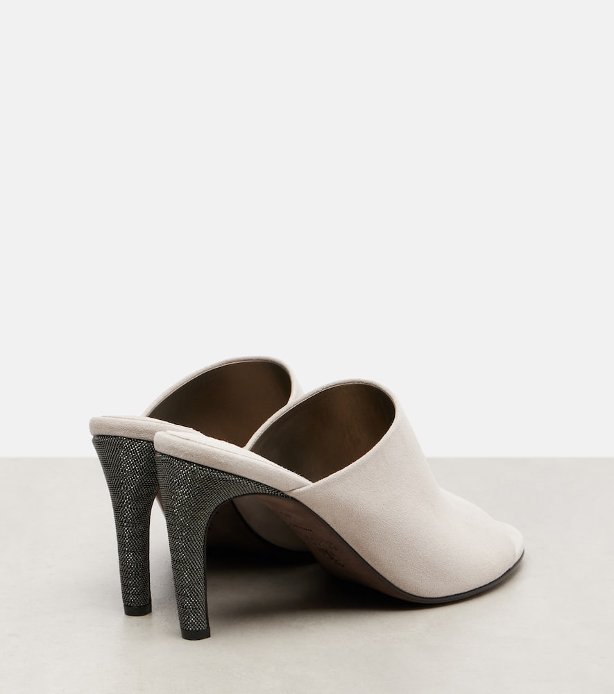 Monili suede mules