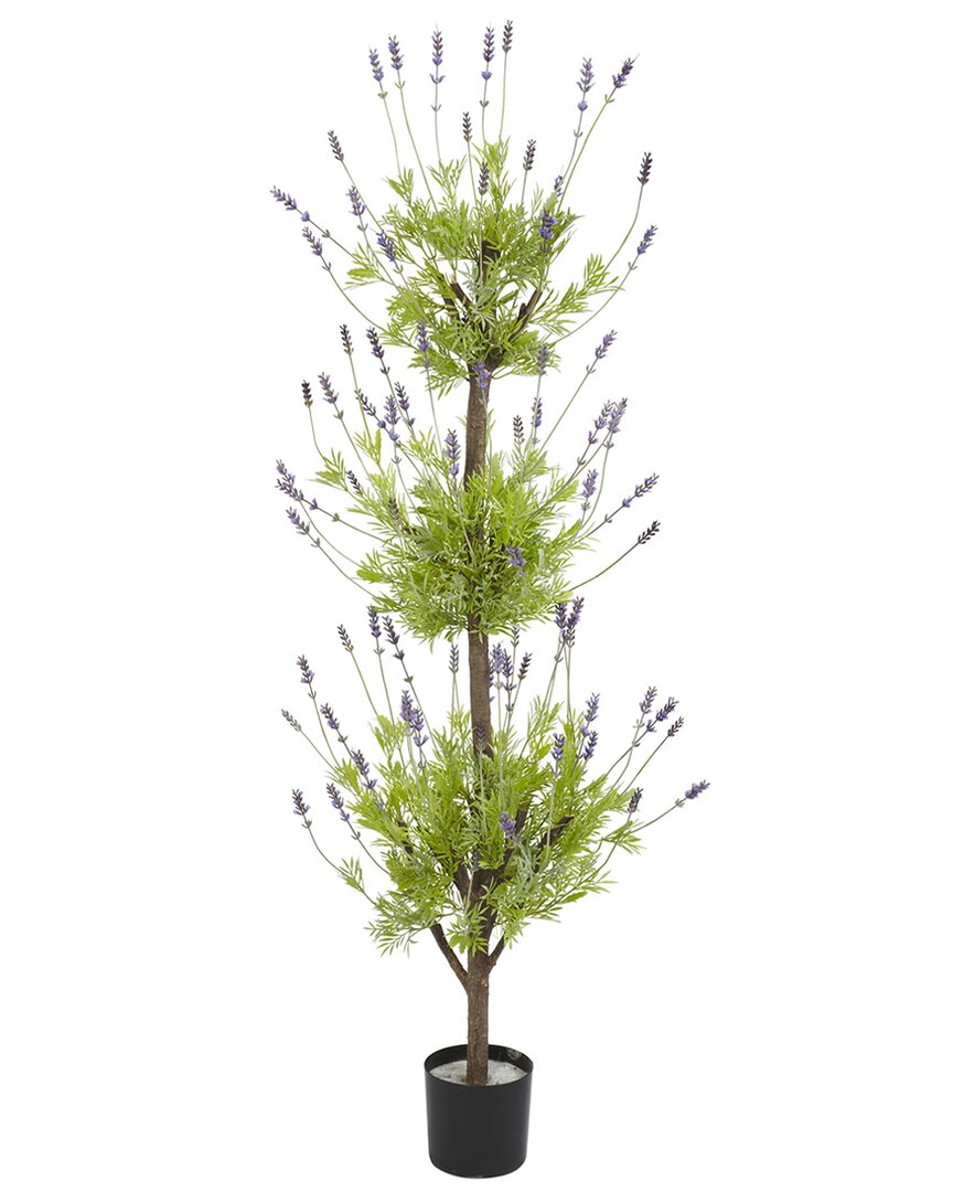 4ft Lavender Topiary Silk Tree