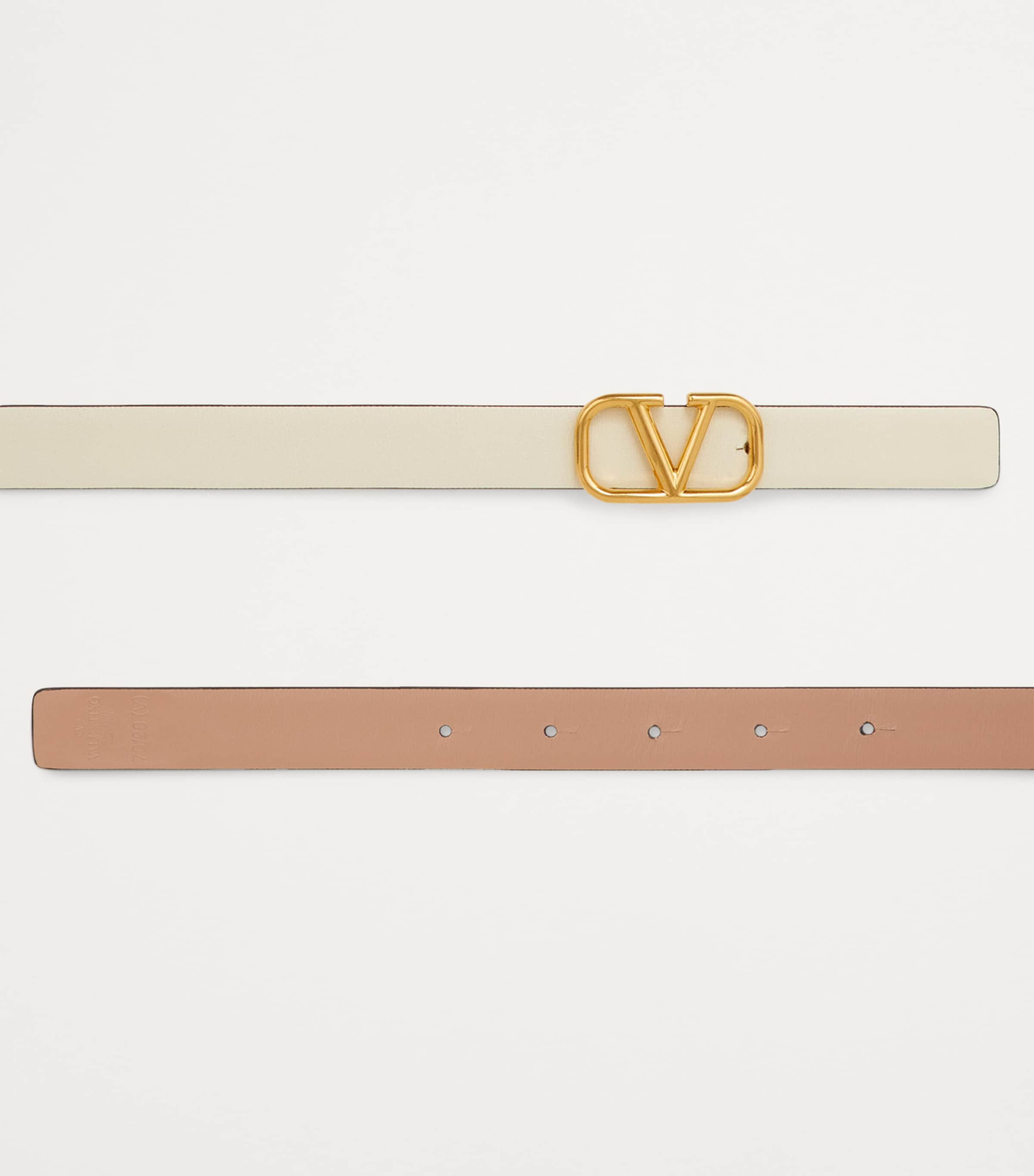Reversible VLogo Signature Belt