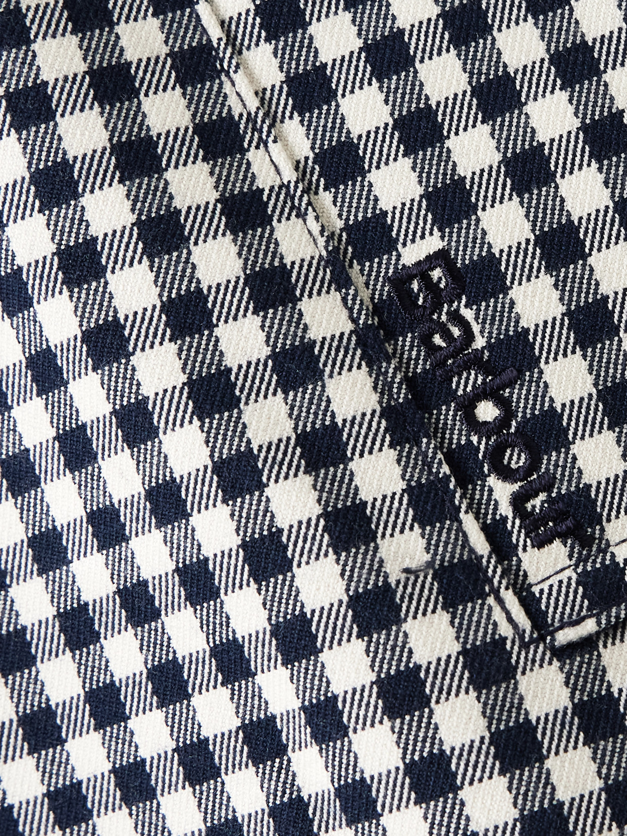Bronwyn Gingham Twill Jacket - Blue