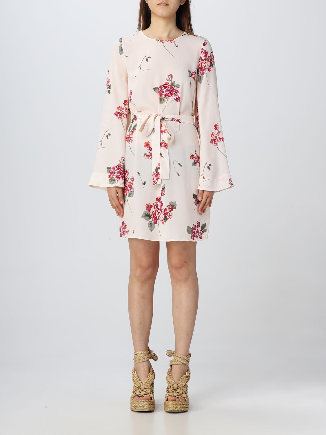 Dress Woman color Yellow Cream