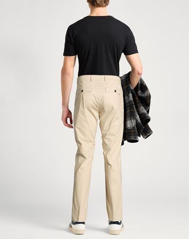 Man Pants Beige Size 30 Cotton, Elastane