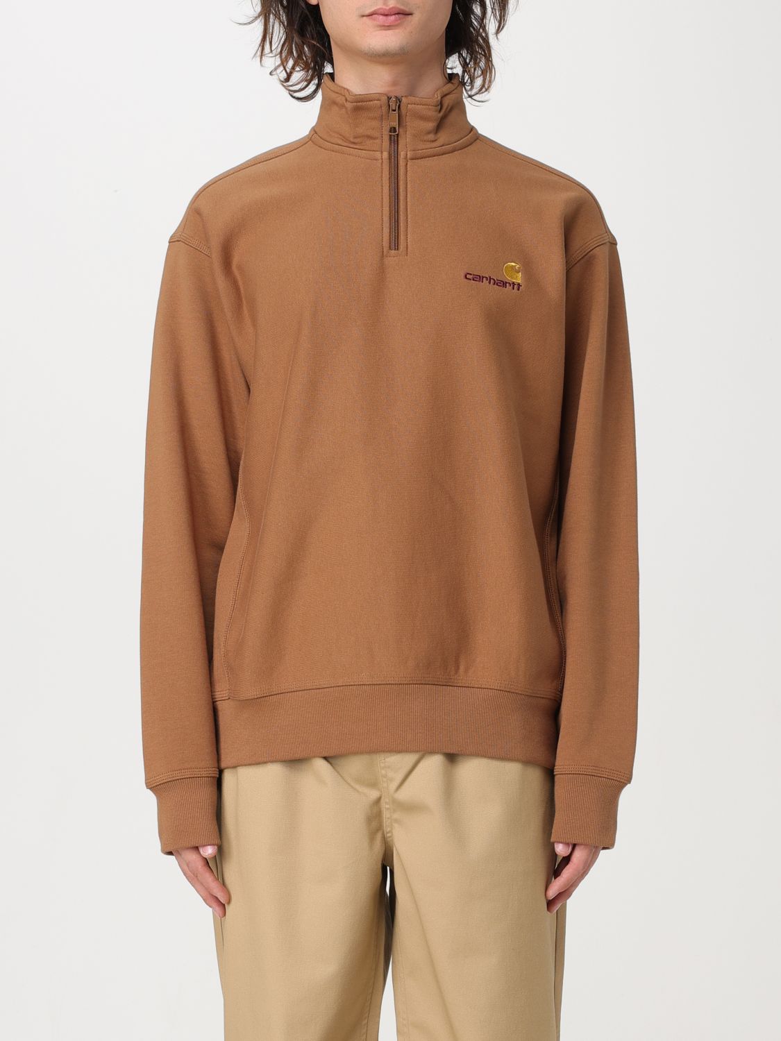 Sweatshirt Men color Brown